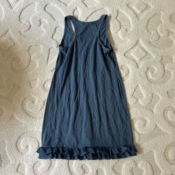 Banana Republic Navy Ruffle Hem Tank Top Dress - Picture 4 of 4
